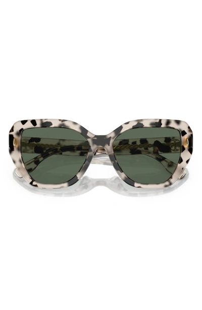 Tory Burch Women's Miller 55mm Oversized Cat-eye Sunglasses In Tortoise