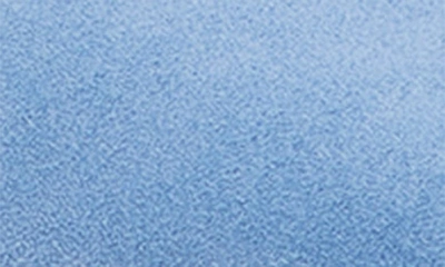 Shop Stuart Weitzman Emilia Pointed Toe Flat In Blue Steel Leather