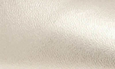 Stuart Weitzman Emilia Mini Flat In Light Gold Mesitzo