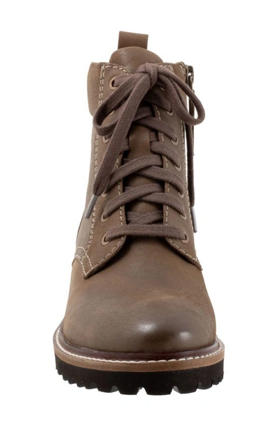 Softwalk Icara Lace-up Boot In Stone