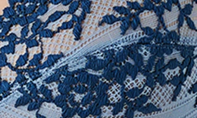Shop Wacoal Embrace Lace Underwire Bra In Windward Blue/ Titan
