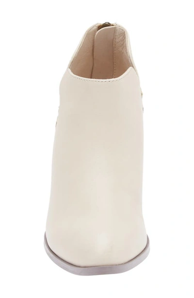 Shop Chocolat Blu Astrid Bootie In Ivory Leather