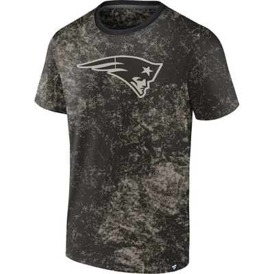 Shop Fanatics Branded Black New England Patriots Shadow T-shirt