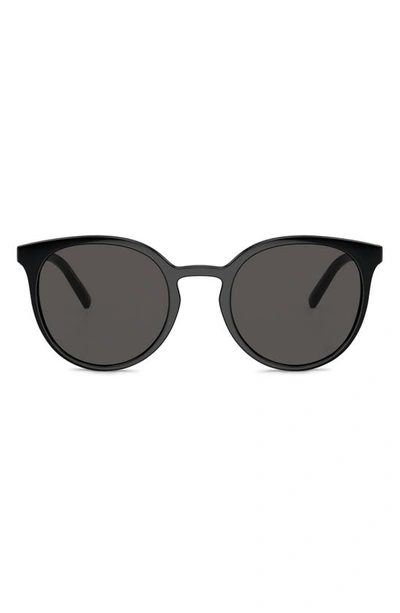 Shop Dolce & Gabbana 52mm Phantos Sunglasses In Black