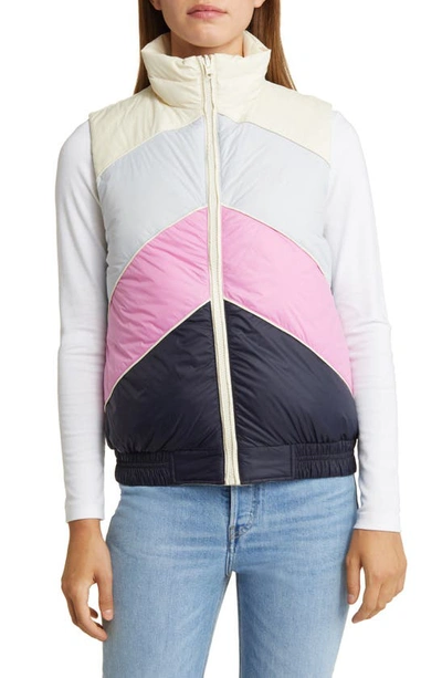 Shop Marine Layer Archive Antuco Reversible Down Puffer Vest In Ice