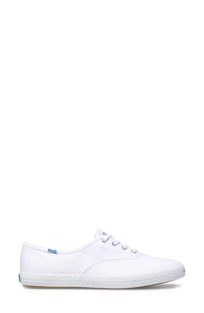 Keds Champion Sneaker In White Canvas