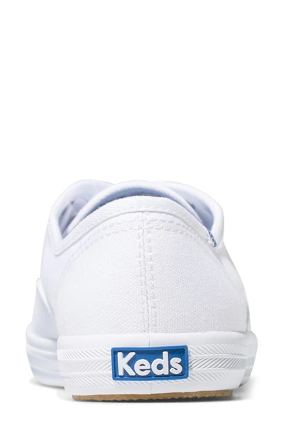 Keds Champion Sneaker In White Canvas