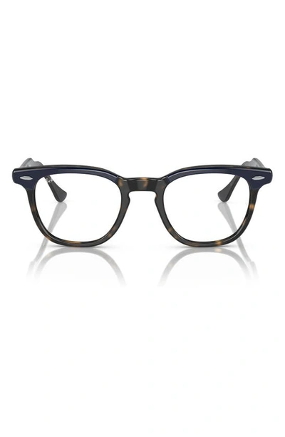 Shop Ray Ban Hawkeye 50mm Square Optical Glasses In Havana