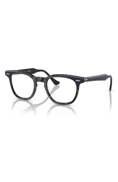 Shop Ray Ban Hawkeye 50mm Square Optical Glasses In Havana