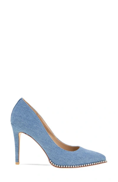 Shop Bcbgeneration Hawti Studded Pump In Denim