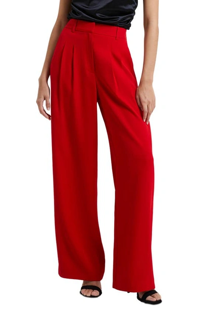 Shop French Connection Harry Pants In Royal Scarlet