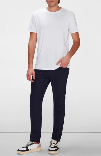7 For All Mankind Slimmy Tapered Slim Fit Tech Series Pants In Navy
