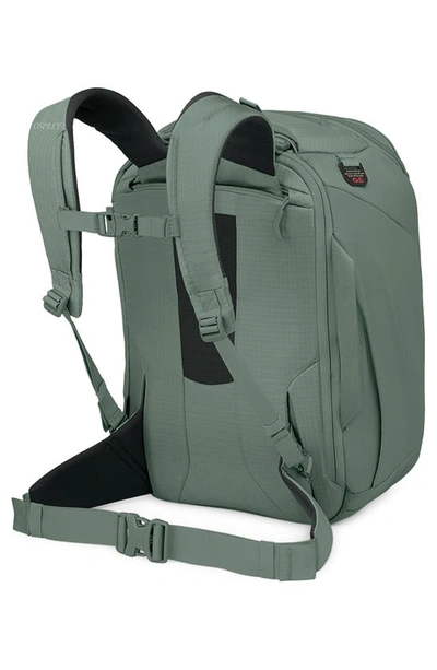 Shop Osprey Sojourn Porter 30-liter Recycled Nylon Travel Pack In Koseret Green