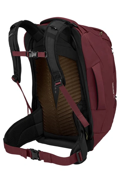 Shop Osprey Fairview 55-liter Travel Backpack In Zircon Red