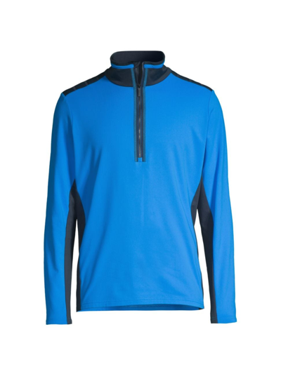 Shop Head Sportswear Men's Marty Half-zip Sweatshirt In Royal Blue