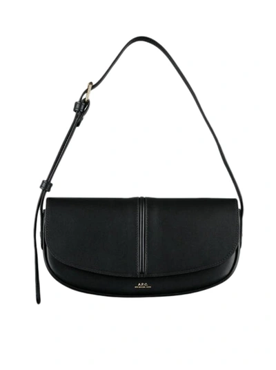 Shop Apc A.p.c. One Shoulder Bag In Black