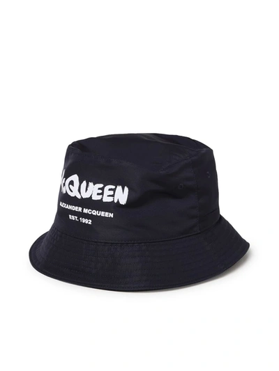 Shop Alexander Mcqueen Mcqueen Hat In Black2