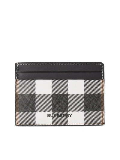 Shop Burberry Credit Card Case In Brown