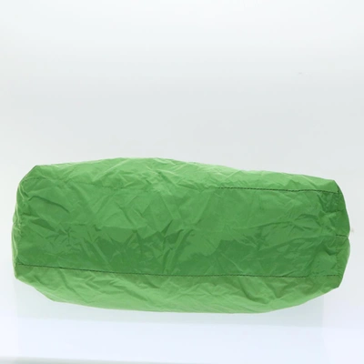 Shop Prada Shopping Green Synthetic Tote Bag ()