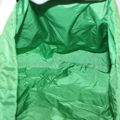 Shop Prada Shopping Green Synthetic Tote Bag ()