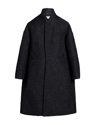 Shop Maison Margiela Single Breasted Coat In Black