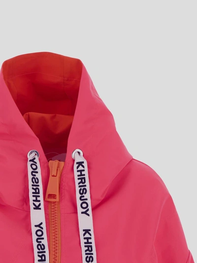 Shop Khrisjoy Jackets In Flamingopink