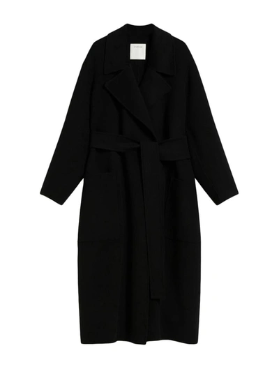 Shop Sportmax Single Breasted Coat In Black