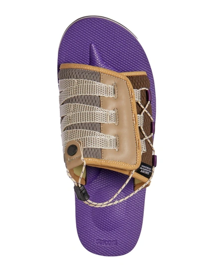 Shop Suicoke Sandals In Violet