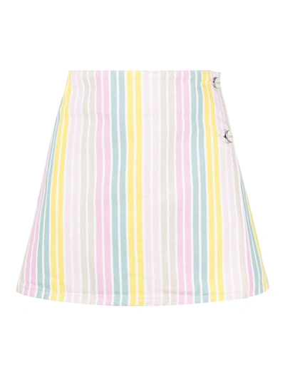 Shop Ganni Mini Skirts In Multicolour