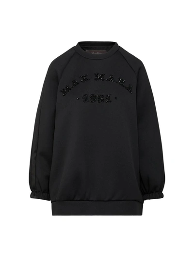 Shop Max Mara Sweatshirt In Black