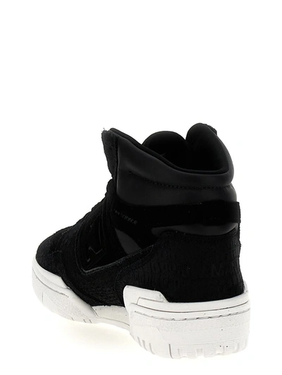 Junya Watanabe High-top Sneakers With Textured Upper And Rubber Sole In White/black