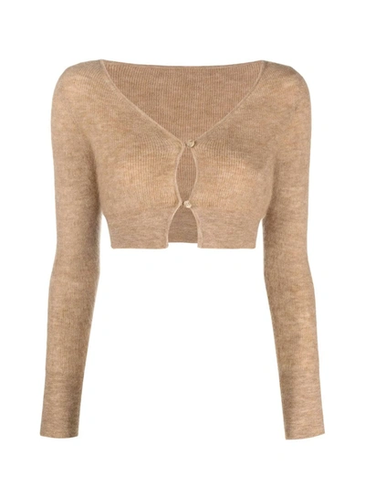 Shop Jacquemus Sweater In Brown