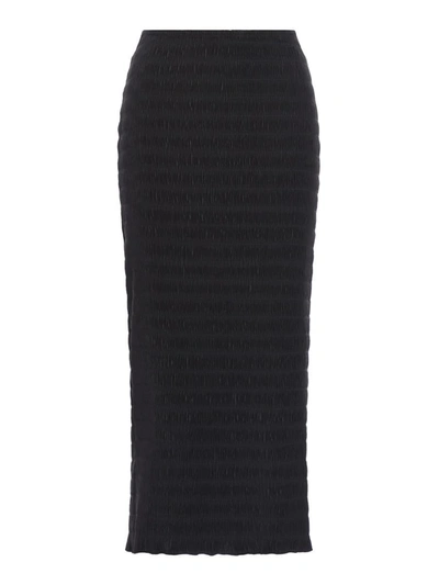 Shop Sunnei Long Skirts In Black