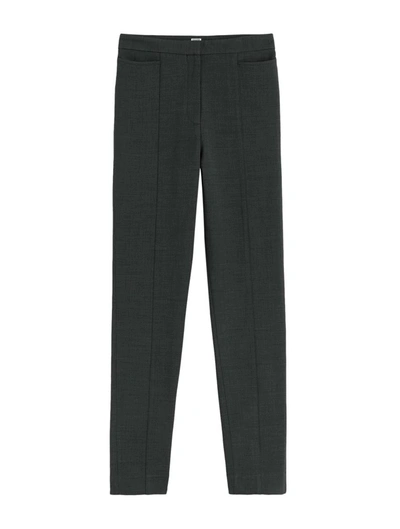 Shop Totême Regular & Straight Leg Pants In Grey
