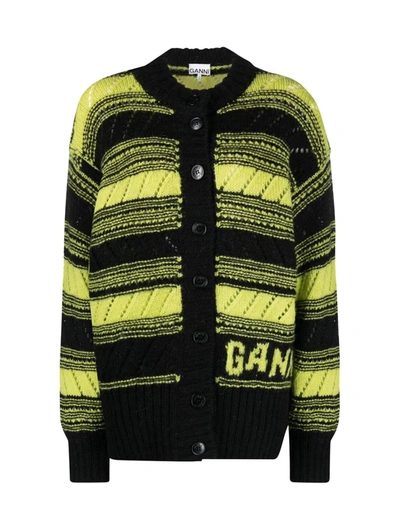 Shop Ganni Sweater In Black