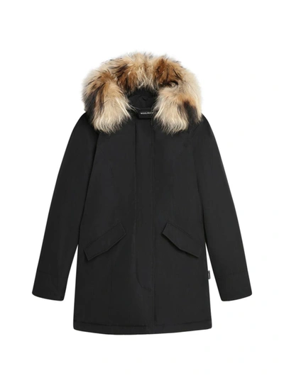 Shop Woolrich Parka & Duffle Coat In Black