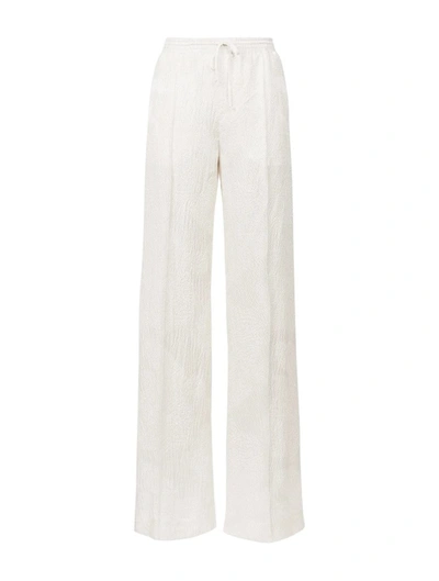 Shop Chloé Regular & Straight Leg Pants In White