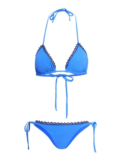 Shop Sucrette Bikinis Swimwear In Blue