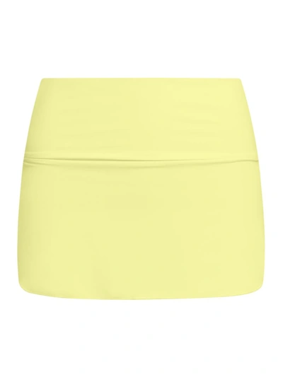 Shop Sucrette Mini Skirts In Yellow & Orange