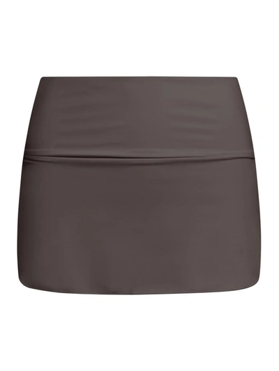 Shop Sucrette Mini Skirts In Brown