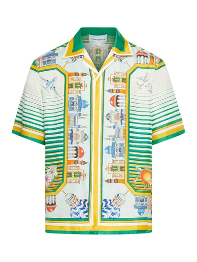 Shop Casablanca Shirt In Multicolour