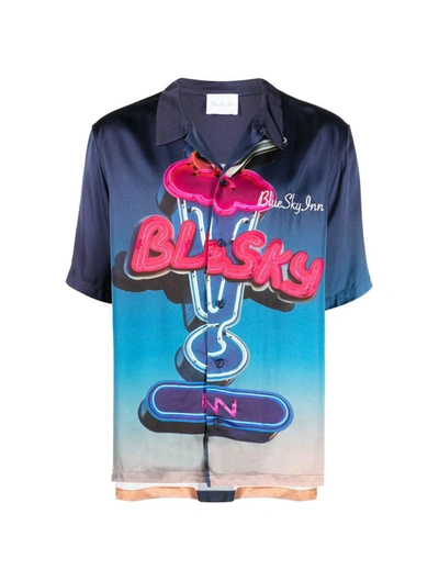 Shop Blue Sky Inn Shirt In Multicolour