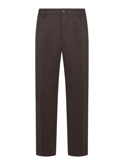 Shop Nine In The Morning Pants In Brown