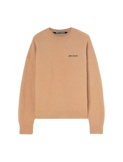 Shop Palm Angels Sweater In Nude & Neutrals
