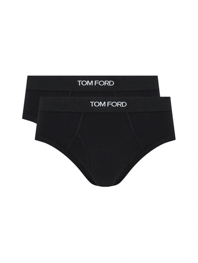 Shop Tom Ford Briefs Underwear In Black