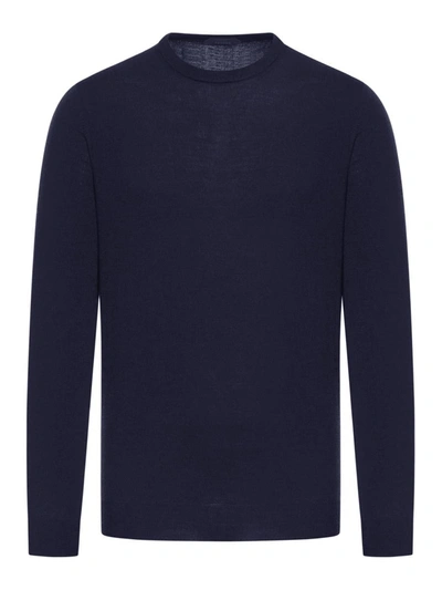 Shop Zanone Sweater In Bluette