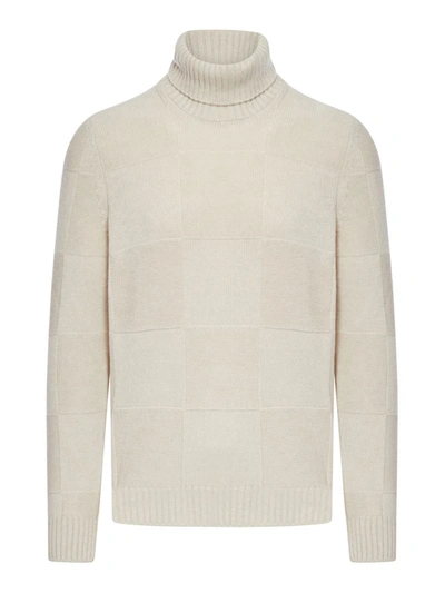 Shop Nome Turtle Neck Sweater In Nude & Neutrals