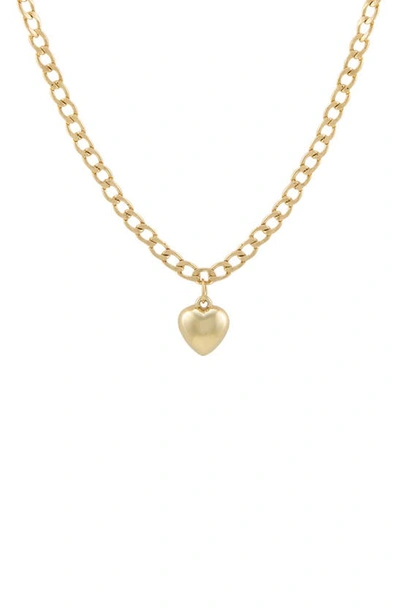Shop Ettika Heart Chain Necklace In Gold