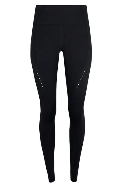 Shop Sweaty Betty Therma Recycled Polyester Blend Running Leggings In Black