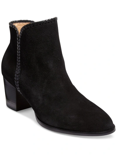 Shop Jack Rogers Cassidy Womens Suede Ankle Booties In Black